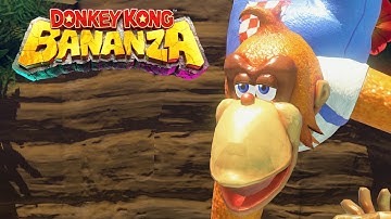 Donkey Kong Bananza All New Statues - Chunky & Lanky Kong Emerald Rush Event Gameplay