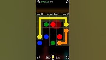 Flow Free | Gameplay | Free Play | Intro | Classic Pack | Level 21 | #shorts