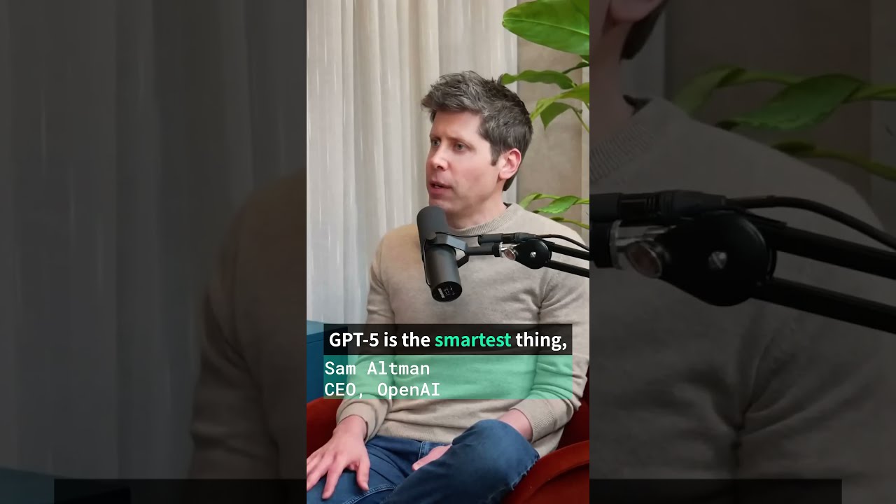 Sam Altman GPT 5 Is Smarter Than Us