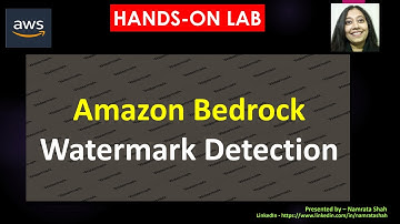 Hands on lab - Amazon Bedrock - Watermark detection