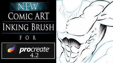 NEW Comic Inking Brush for Procreate 4 2 ( Stroke Taper )
