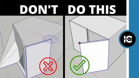 5 BEGINNERS MISTAKE IN SKETCHUP and How to Avoid Them!