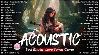 Chill English Acoustic Love Songs Cover Playlist 2024 ❤️ Soft Acoustic Cover Of Popular Love Songs screenshot 4