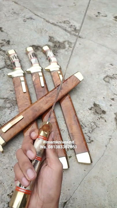 Golok ini Super Keren 🔥 #imamknivesind #golok #golokcibatu #goloksembelih #bajabohler #bohlerk110