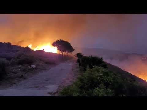 Incendio Vall d'Ebo agosto 2022