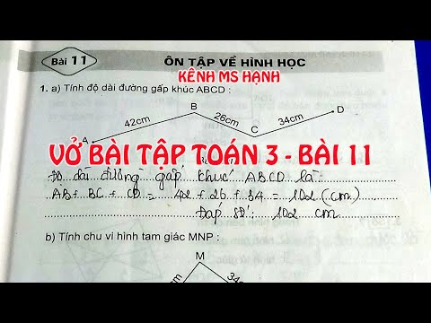 Video [ Vở Bài Tập Toán Lớp 3 ] Bài 11 Trang 13+14 Ôn Tập Về... - YouTube