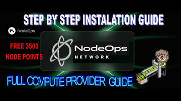 FREE project! Compute Provider SETUP full guide for Nodeops Networks AKA Atlas Network