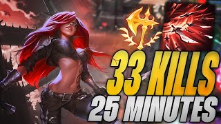 WHEN THEY STEP ON MY 30 KILL KATARINA DAGGER... (INSTANT ONE SHOT)
