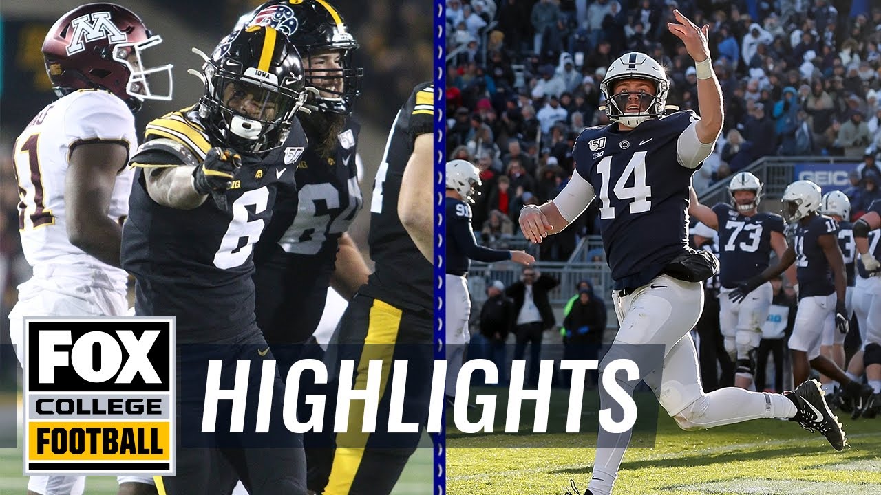 Big Ten Week 12: Penn State & Iowa wins keep 4 teams alive for title | HIGHLIGHTS | CFB ON FOX