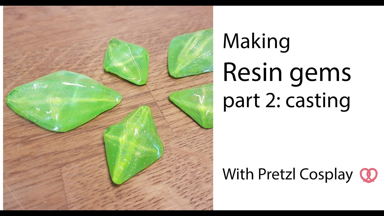 How to cast resin gems - Cosplay tutorial