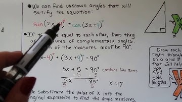 Geometry 8.2d, Trigonometric Ratios & Complementary Angles