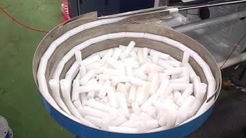 thermal paper slitting machine with automatic plastic core loading system