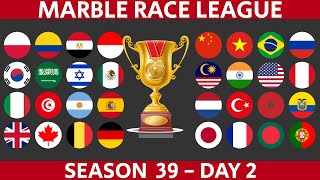 Marble Race League Season 39 DAY 2 Marble Race in Algodoo
