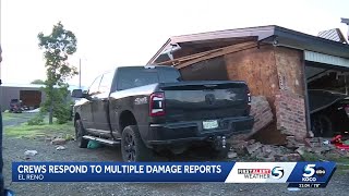 Damage reported in multiple cities across central Oklahoma after overnight storms