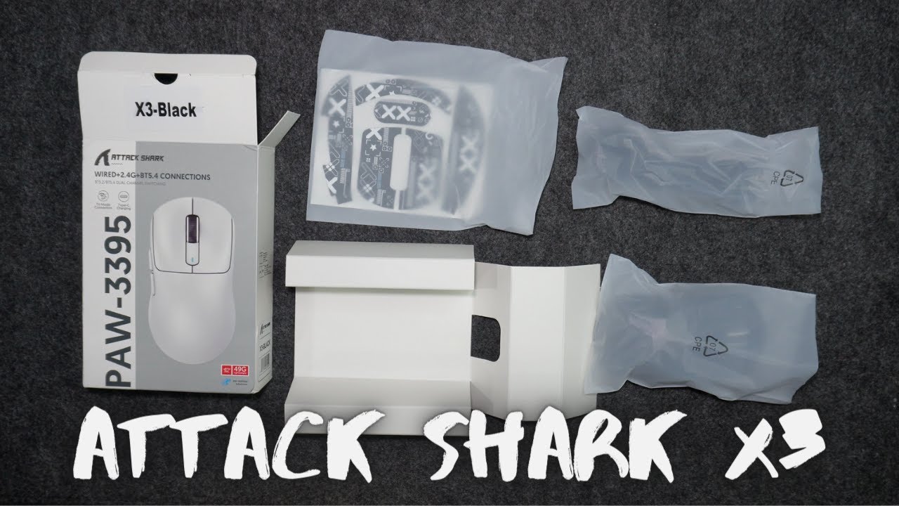 ATTACK SHARK X6 - QUICK UNBOXING 