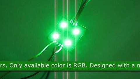 76854 5050 LED Module Water Proof RGB Positive Anode