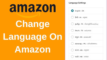 How To Change Language On Amazon - Change Amazon Back to English