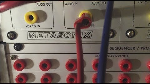 Metasonix 4u raw sounds and Serge Modular