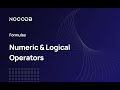 Mastering Numeric & Logical Operators in NocoDB