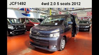 )Jcf1492) Toyota Voxy 2012 Automatic 5 seats 4WD Utility MPV 2.0 Mobility Work Mpv @japcarfinder