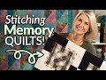 Make memory quilts with unique found fabrics