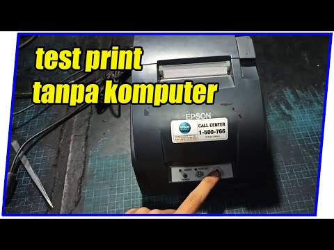 self test print printer epson TM-U220D