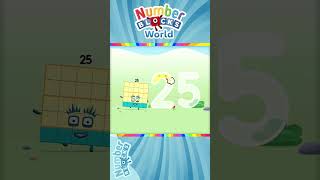 Numberblocks World - Meet Numberblock Twenty Five and Learn How to Trace the Number 25 | BlueZoo