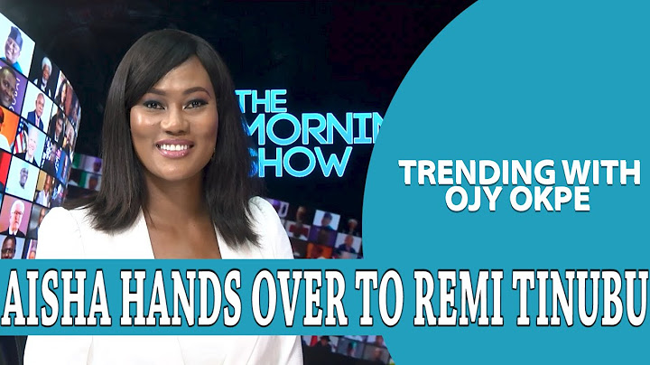 Aisha Buhari Hands Over To Remi Tinubu + Tina Turner Dies At 83 - Trending W/OjyOkpe