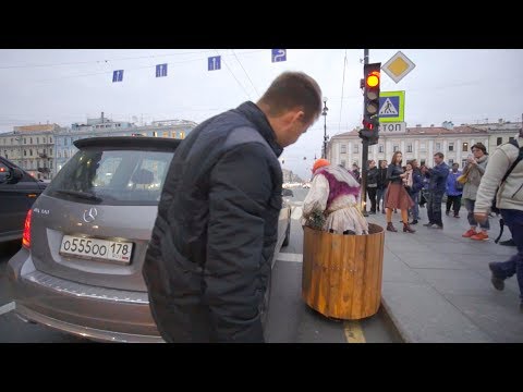 Пранк!!! Бабка На Гироступе-3! Дтп В Питере.