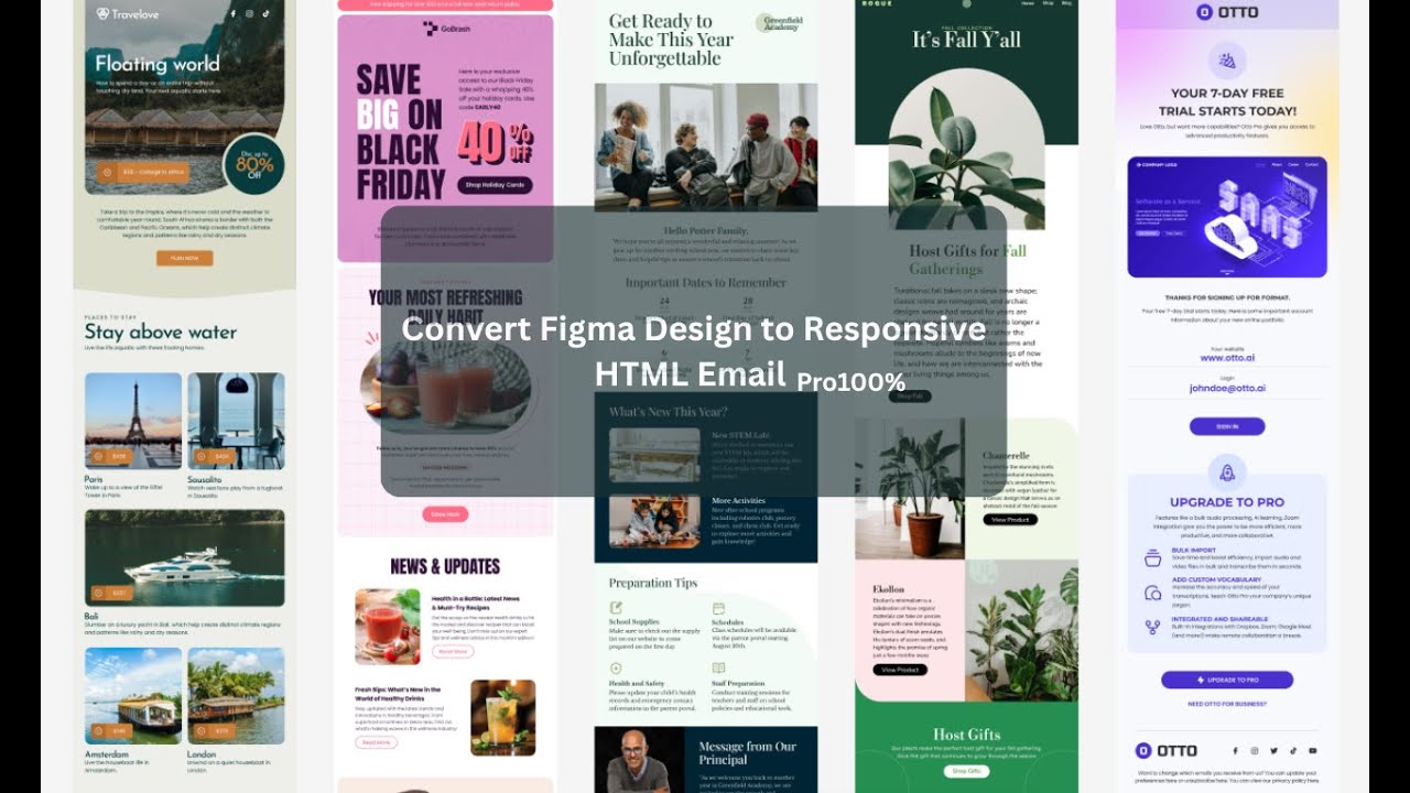 Design to Code: Building a Responsive Email Template (HTML + CSS)