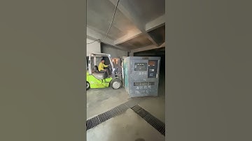 Moving generator by forklift