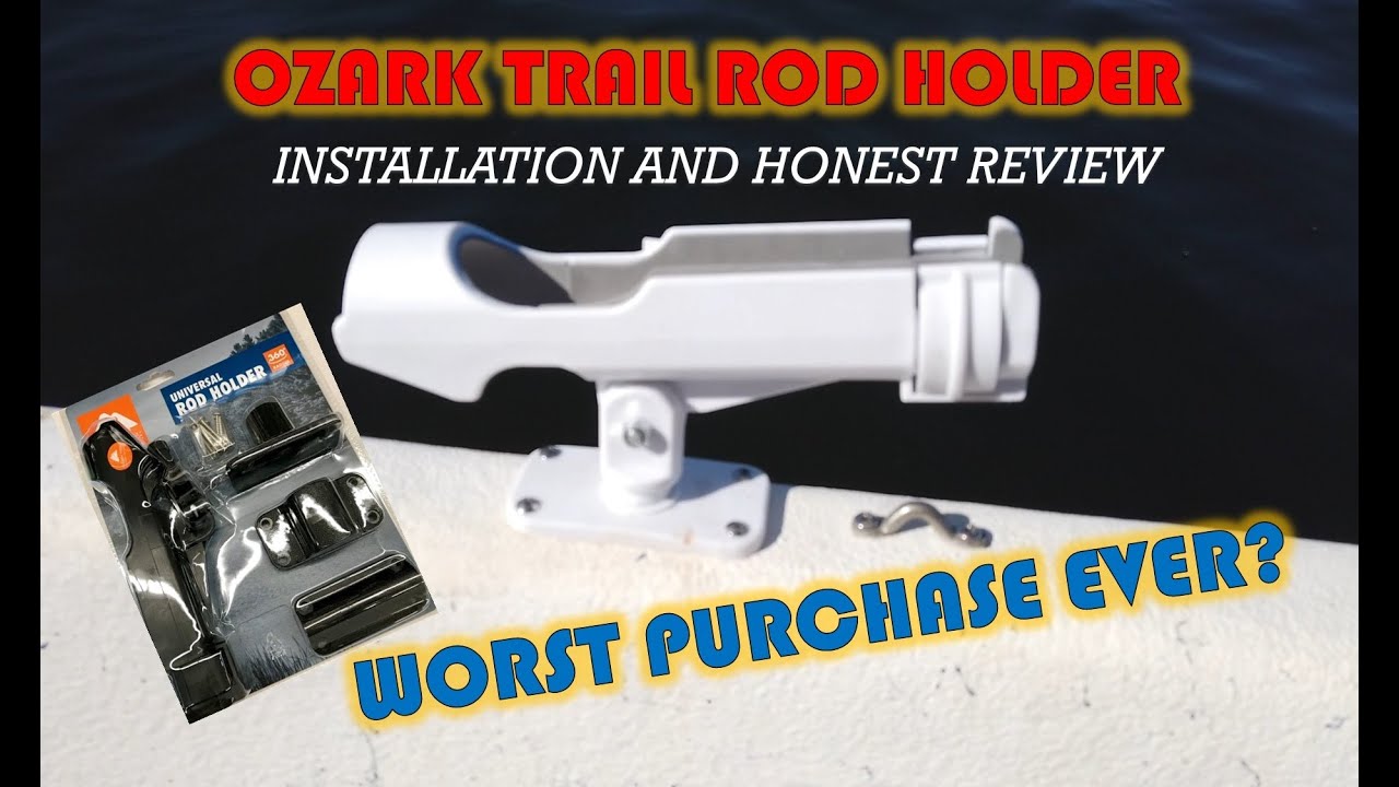 Ozark Trail Universal Rod Holder Review & Install 