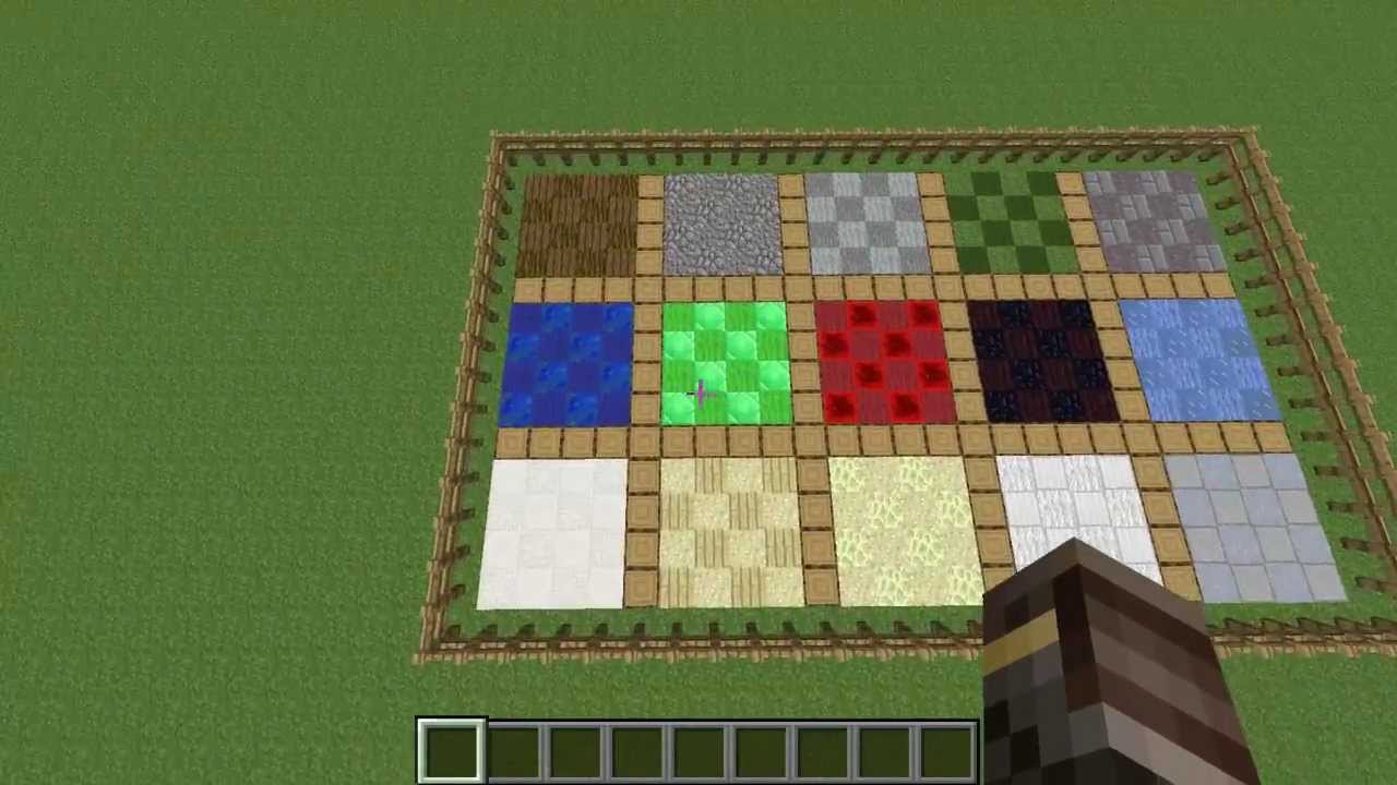 Amazing Minecraft 1 5 Floor Designs Youtube