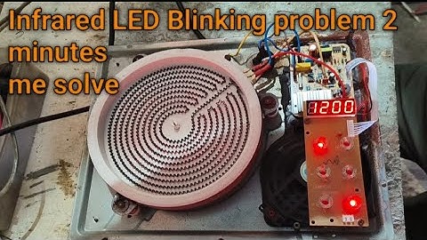 How to repair display blinking problem in infrared induction/Induction cooker display repair