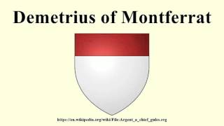 Demetrius of Montferrat