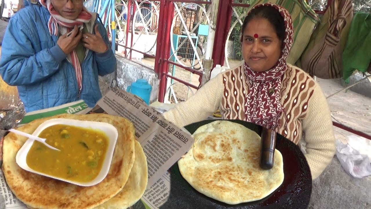 She is the Real Hard Working Woman - Working Alone from Early Morning 3 am - 2 Paratha @ 20 rs Only | Indian Food Loves You
