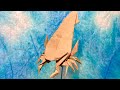 【Origami】Sea ​​scorpion How to fold 【折り紙】ウミサソリの折り方