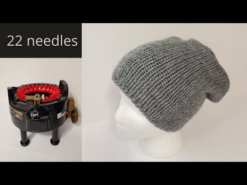 Addi, Sentro 22 needles hat | Knitted Hat | Knit a slouchy