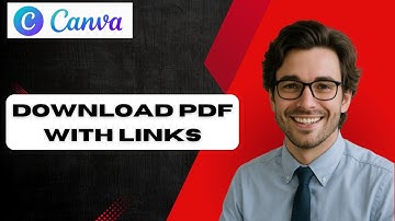 How to DOWNLOAD a CANVA PDF with Links (full guide 2025)