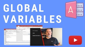 How to Use Global Variables in Microsoft Access VBA