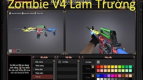 [Bình Luận CF] M4A1 Transformer đổi màu Phê Lòi - Zombie V4 Lam Trường