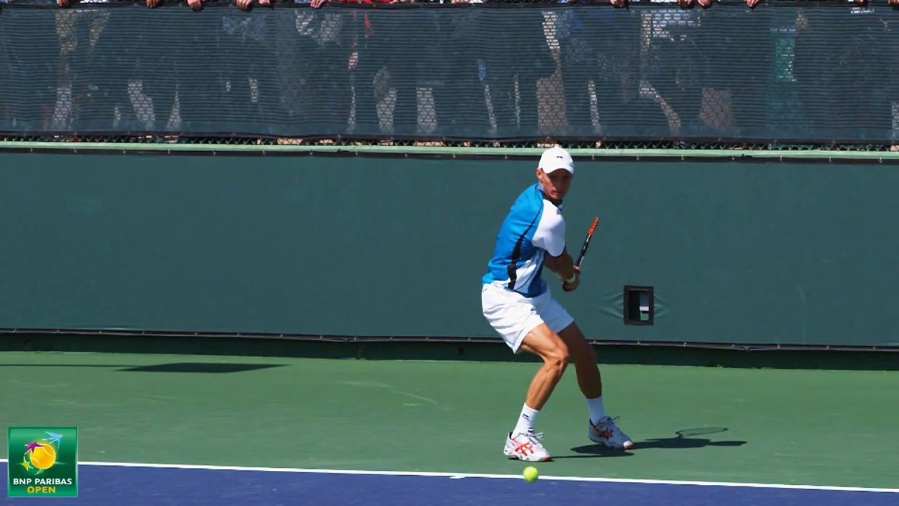 lessons review แปลว่า Nikolay Davydenko playing practice points in slow motion HD -- Indian Wells Pt. 24