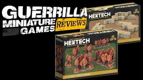 GMG Reviews - Hextech pre-painted Terrain for Battletech by Gale Force Nine