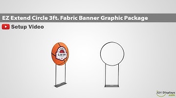 EZ Extend Circle 3 Fabric Display   Setup Tutorial