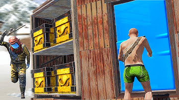 I STOLE THEIR RAID (RUST SOLO)