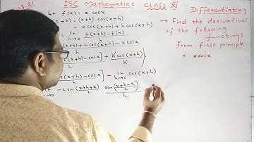 Q.No.25(viii)|Ex.13.5|ISC Mathematics|Class11|Derivatives