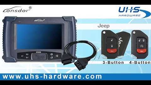 2018-2020 Jeep Wrangler PROX Flip Key Programming w/ Lonsdor K518USA AKL