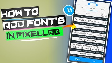 How To Add Custom Fonts in Pixellab App || Make Your Thumbnails Attractive
