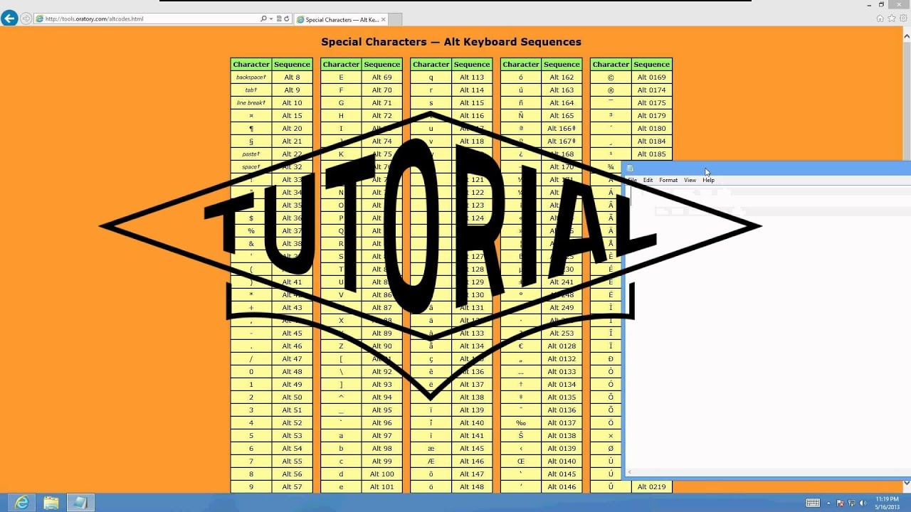 How To Type Special Keys and Characters YouTube