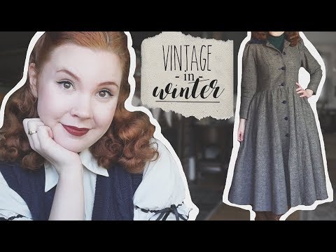 Vintage Style in Winter! || 5 Tips on Keeping Warm - YouTube